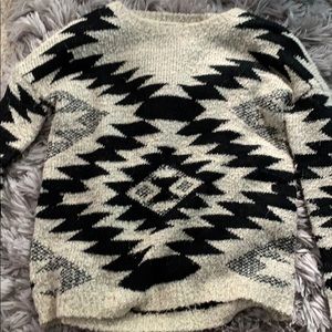 cute aztec print sweater